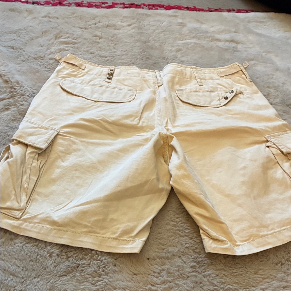 DENIM & SUPPLY BY RALPH LAUREN Men's off White/ khaki Cargo Shorts - Picture 6 of 7